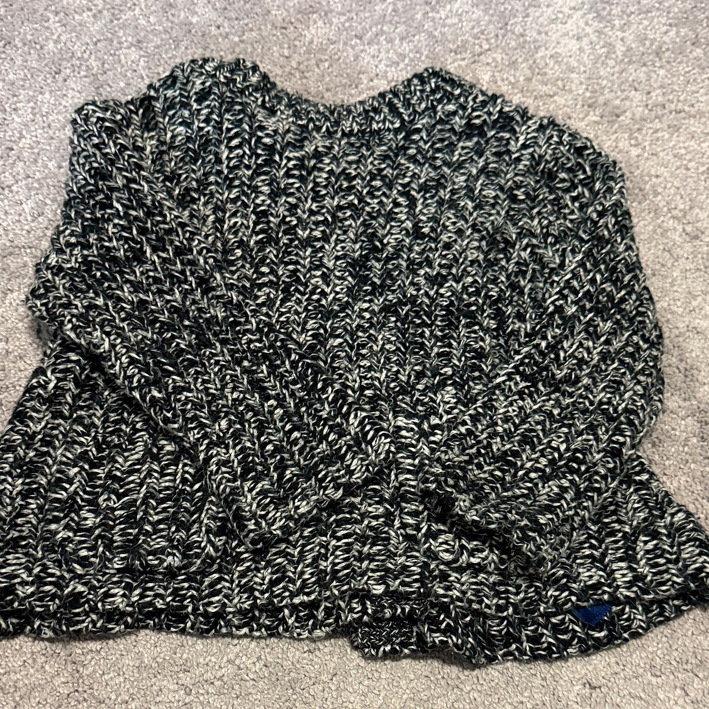 Polo by Ralph Lauren Black and White Knit Sweater